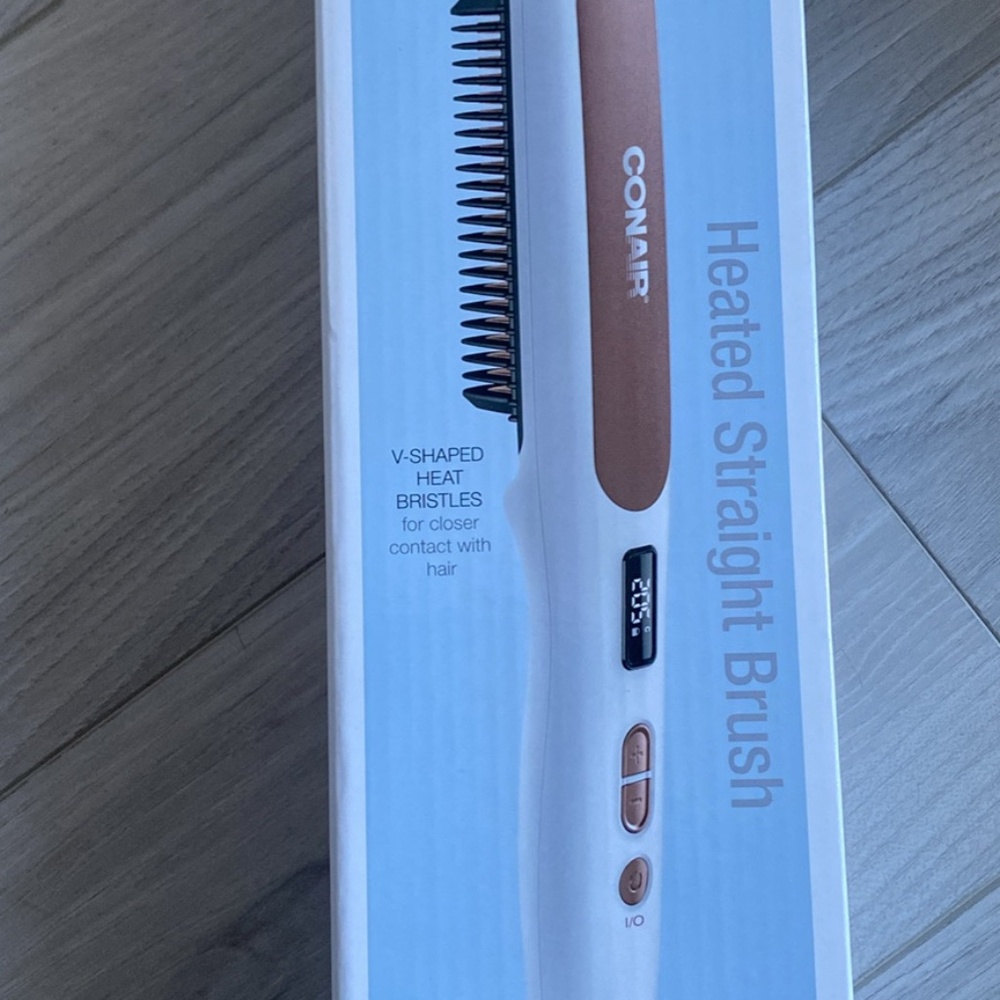 Heated brush